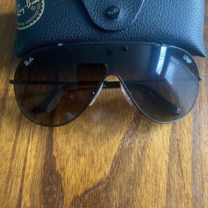 Ray-Ban Black Shield Sunglasses